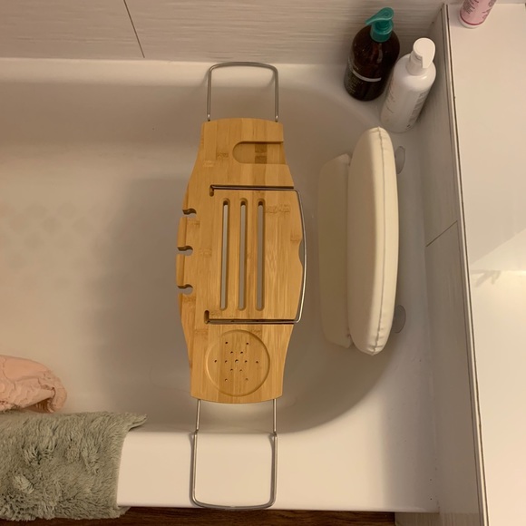 Umbra Bamboo Bath Table/Tray & Caddy - Picture 1 of 7